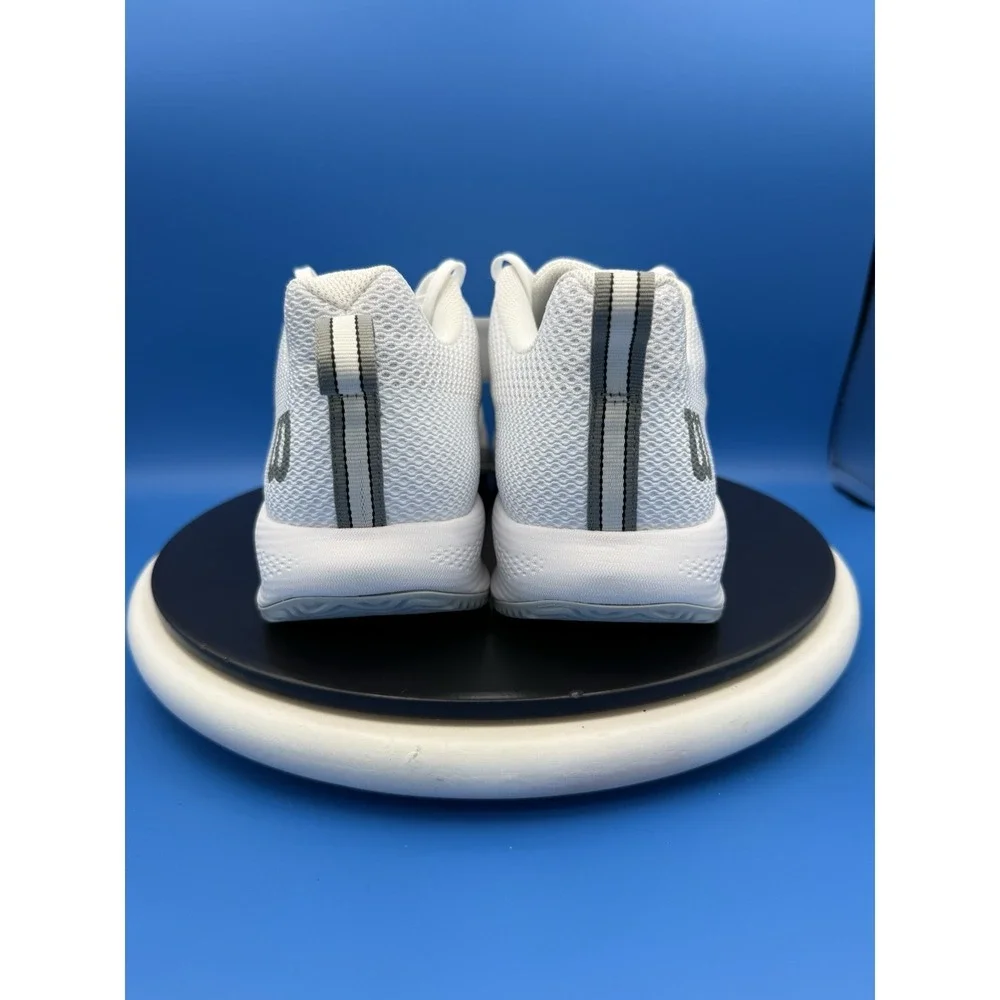 Wilson Rush‎ Pro Lite Mens Size 12.5 White Gray Tennis Shoes Pickleball Sneakers
